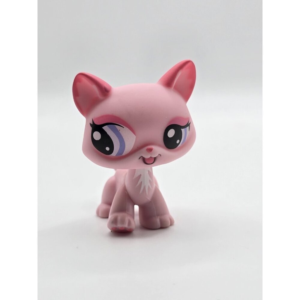 Littlest Pet Shop WALKING CAT #1312 - Authentic Hasbro LPS Pink